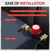 Resim Dashanshop Araç Akü Anahtarı 12v-48v Negatif Terminal Açma Kapama Anahtarı Araba Tekne Karavan 
