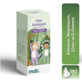 Resim Mdc Kalsiyum Magnezyum Çinko Vitamin D Şurup 150 ML 