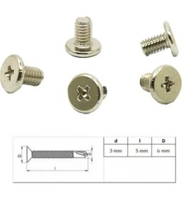 Resim OEM Bilgisayar Masaüstü Kasa SSD Harddsik Dvd-Rw Vidası (10 Adet) 