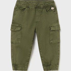 Resim MAYORAL 0-36 Ay Erkek Bebek Kargo Cepli Jogger Pantolon Yeşil 
