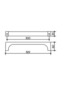 Resim Keuco Aks. Edıtıon 11 Tutamak Bar 30Cm Krom - Keu.11107010000 Krom 