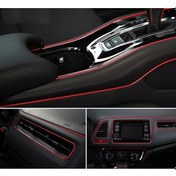 Resim Carub Araç İçi Torpido Şerit Ledi Kırmızı, İp Neon, İp Led 2 Mt 