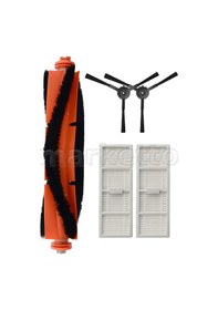 Resim Philips 300010186761 Uyumlu Robot Yedek 5 Parça Seti Ana Fırça Yan Fırça Hepa Filtre 