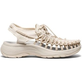 Resim Keen Uneek Astoria Canvas Kadın Sandalet - Ekru 