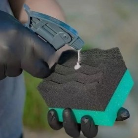 Resim Dashanshop Yeşil Kalın Otomobil Bakım Seti - Yıkama Süngeri Lastik Fırçası Cilalı Yumuşak Çizilmez 