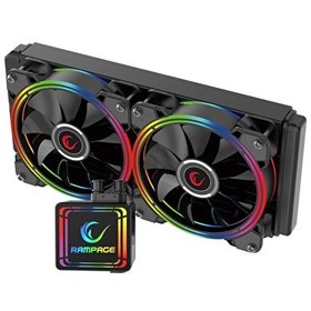 Resim AQUA240-RGB S-RGB Intel AMD Uyumlu LED Fanlı 240 MM İşlemci Sıvı Soğutucu 