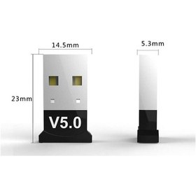 Resim SpeedUF Mini V5.0 USB Bluetooth Dongle 5.0 Bluetooth Adaptör 