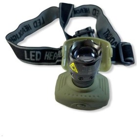 Resim Melzohome Mlz006 300 Lümen Zoomlu Kafa Feneri Yeşil 