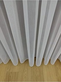 Resim Evdepo Home Kullanıma Hazır Seyrek Pile Tül Perde Tek Kanat Tek Kanat Ekru 460 x 260 