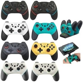 Resim Wondernest Sol Sağ Oled/switch Mavi Lite Kolu Kırmızı Kablosuz İçin Gamepad Eksenli Bluetooth Anahtar/anahtar 6 İv 