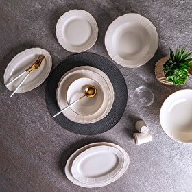 Resim Aryıldız Tiffany Gold 30 Parça 6 Kişilik Yemek Takımı 