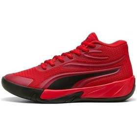 Resim Puma Court Pro Jr Çocuk Kırmızı Basketbol Ayakkabısı 