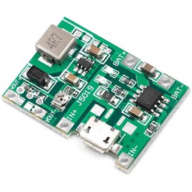 Resim Genel Markalar Tp4056 18650 Lityum Pil Şarj Micro Usb Ayarlı Voltaj Yükseltici 3-7v To 27v Boost Step Up Lion Akü 