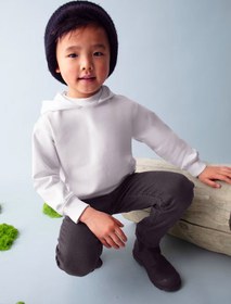 Resim Mayoral Erkek Çocuk Uzun Kol Kapüşonlu Sweatshirt Beyaz - 10 Yaş 