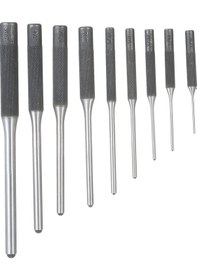 Resim Mufunye 9 Parça Rulo Pin Delgeç Seti Çelik Delgeçler El Pin Çıkarma Aleti Taşıma Çantası İle Kuyumcular Saatçiler Marangozlar İçin 