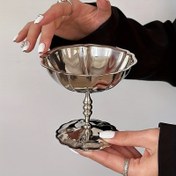 Resim Şık Paslanmaz Çelik Dondurma Bardağı, Salata Kasesi, Atıştırmalık Kasesi, Puding Kasesi - Yıkanabilir, Paslanmaz, Yuvarlak Şekil, Ev Mutfakları, Restoran, Otel Kullanımı İçin İdeal, Mutfak Eşyaları Aksesuarı, Lotus Bardağı İçin - 304 Paslanmaz Çelik, Tatlı Kasesi, Tatlı Kasesi, Tatlı Bardağı, Dondurma Kasesi, Servis Tabağı, Sofra Eşyaları 