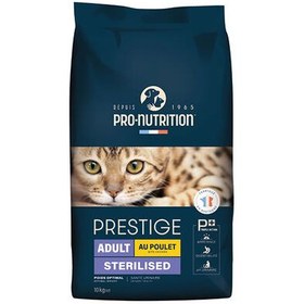 Resim Pro Nutrition Prestige Sterilised Tavuk Etli Kısırlaştırılmış Kedi Maması 10 Kg 