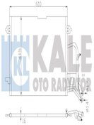Resim KALE 342935 Klima Radyatoru Kondenser Al/al (VW: A4 1.6 / 1.8 / 1.9 TDİ / 2.6 / 2.8 QUATTRO (WE845758) 