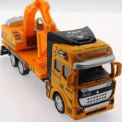 Resim Denisam Die Cast Çek Bırak Sarı Kepçe 