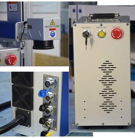Resim 50w Fiber Lazer Markalama Makinesi 