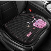 Resim Elmpaly 2025 Yeni Jel Yastık Kaliteli Sevimli Bal Peteği Yazlık Otomobil Soğutucu Siyah Kare Mat 