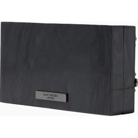 Resim Kurt Geiger Crystal Box Taşlı Lüks Tasarım Kadın Clutch Siyah 