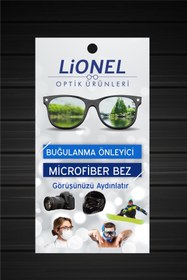 Resim Lionel Gözlük Camı Buğu Önleyici Buğulanma Önleyici Bez 