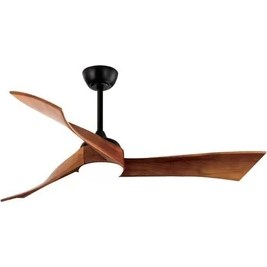 Resim Fancium LED Aydınlatmalı Uzaktan Kumandalı Kahverengi Tavan Vantilatörü DKF-305 