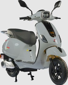 Resim Motolux E-Vintage Elektrikli Motosiklet Gri 
