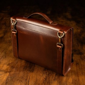 Resim Deri Evrak Çantası - Business Bag 