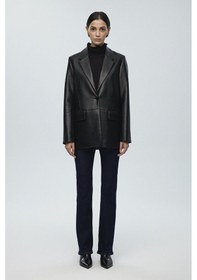 Resim Mavi Kadın Pu Blazer Ceket Siyah 1110494-900 Siyah 