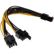 Resim Flameer Pcı-E 8 Pin 2x8 Pin / 8 Pin-2x (6 + 2pin) Grafik Video Kartı Güç Kablosu (Yurt Dışından) 