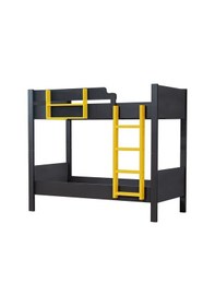 Resim Setaymobilya Ranza, Asya Ayrılabilir Ranza, Antrasit - Sarı 