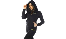 Resim Sweet Sauna Mont Kapüşonlu Fermuarli Swearshirt ve Tayt Termal Takım 