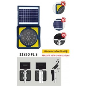 Resim 11850 Fl S Evelux Solar Ledli Flaşör Lamba 
