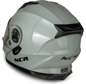 Resim NCR Icon Çene Açılır Kask Açık Nardo Renkli Siyah Vizörlü Hafif ABS 