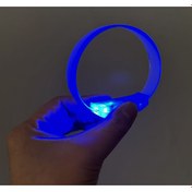 Resim 3 Modlu Pilli LED Işıklı Esnek Parti Bilekliği Mavi 