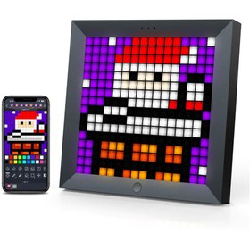 Resim Divoom Pixoo 16x16 Piksel Led Ekranlı App Kontrollü Akıllı Resim Çerçevesi 