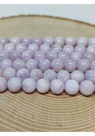 Resim Çeyrek Dizi 9cm Uzunluğundadır Kunzit Taşı Çeyrek Dizi 8mm Çok Renkli 