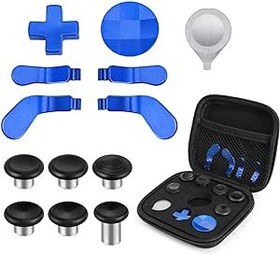 Resim TNP Elite Series 2 Controller Accessories - D-Pads, Thumbsticks, Paddles DIY Customizable Parts, High-Quality Blue Elite Component Kit, Replacement Accessories for Xbox One Elite Controller Series 2 