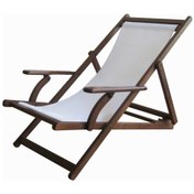 Resim Motoryagmarket Belek Kademeli Ahşap Şezlong Pvc Gerdirme -Dayanıklı Ve Rahat- 