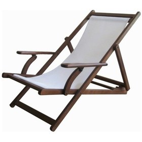 Resim Motoryagmarket Belek Kademeli Ahşap Şezlong Pvc Gerdirme -Dayanıklı Ve Rahat- 