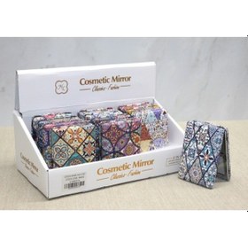 Resim Periboia Taşlı El Aynası Dikdörtgen Kalın Model 6 