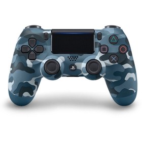 Resim İTHALCİM Ps4 Beyaz Kol Wireless Ps 4 Kablosuz Oyun Kolu Uyumlu Mavi Kamuflaş 