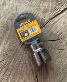 Resim Ingco İNGCO 1/2 KISA HAVALI VE CIRCIR İÇİN 27 LOKMA ANAHTAR 27NO ÇELİK LOKMA 