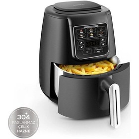 Resim Karaca Air Pro Cook 1550 W Köz Steel Xl Çelik Hazneli Airfryer 