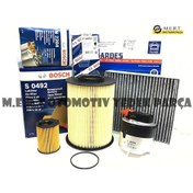 Resim Ford C-Max 1.6 Tdci Bosch Filtre Bakım Seti (2007-2010) 487415611 