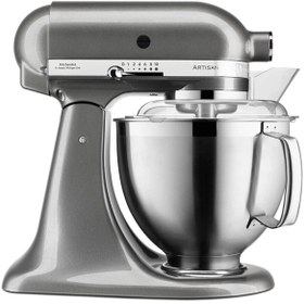 Resim Kitchenaid Artisan 4,8 L Stand Mikser 5ksm185ps Medallion Silver-ems 