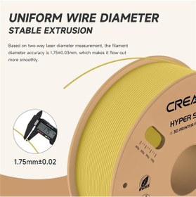 Resim Creality Hyper Pla Altın Filament 1.75mm 1kg - Urhanshop Gönderimli 