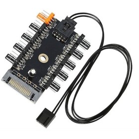 Resim OEM Mm 4 Pin Pwm Hub Fan Çoklayıcı 